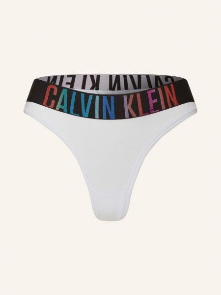 Kalhotky string Calvin Klein bílé