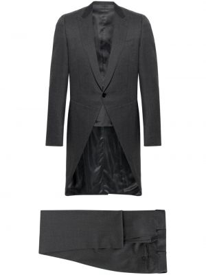 Vlněný oblek Canali šedý