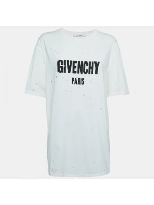 Top bawełniany Givenchy Pre-owned biały