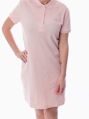 Testhezálló mini ruha Lacoste rózsaszín