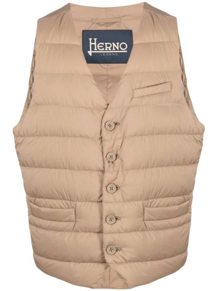 Gilet matelassé Herno marron