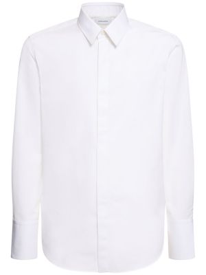 Camisa de algodón Ferragamo blanco