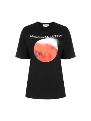 Czarna koszulka Alexander Mcqueen
