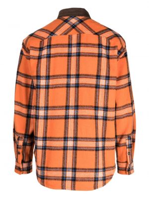 Chemise à carreaux avec applique Chocoolate orange