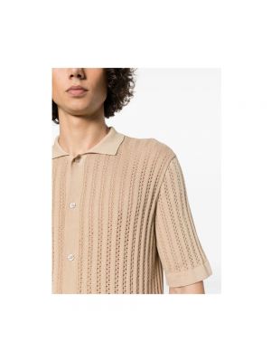 Jersey de algodón de tela jersey Tagliatore beige