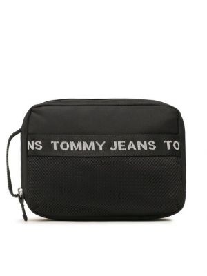 Geantă cosmetică din nailon Tommy Jeans negru