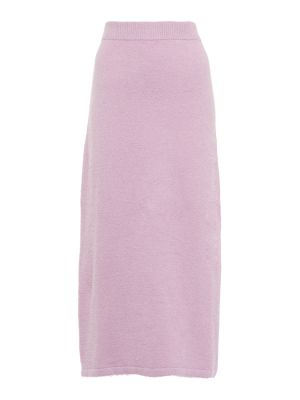 Bavlněné midi sukně Altuzarra fialové