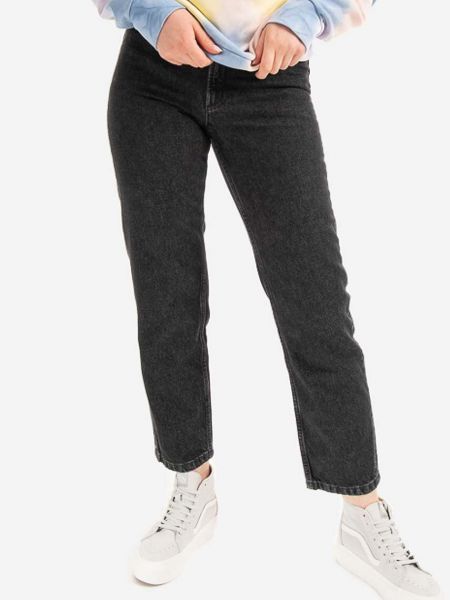 Bavlněné džíny s vysokým pasem A.p.c. černé
