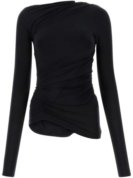 Draperet top Balenciaga sort