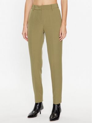 Pantaloni slim fit Bruuns Bazaar verde