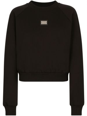 Sweatshirt mit rundem ausschnitt Dolce & Gabbana schwarz