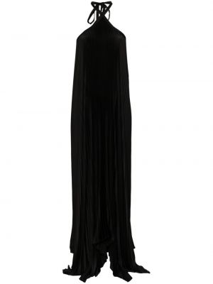 Плисирана коктейлна рокля L'idée черно
