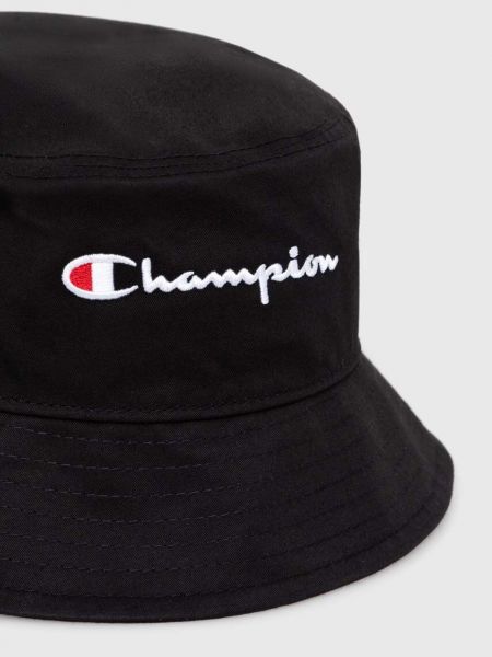 Pamučni šešir Champion crna