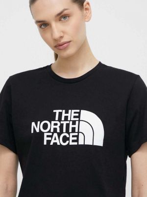 Pamut póló The North Face fekete