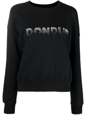 Brodert sweatshirt Dondup svart