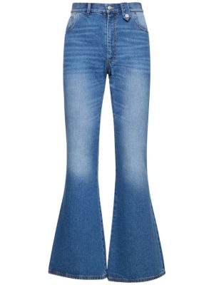 Bavlněné džíny relaxed fit Egonlab modré
