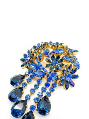 Brosche mit kristallen Jennifer Gibson Jewellery