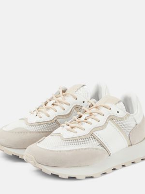 Sneakers di pelle Tod's bianco