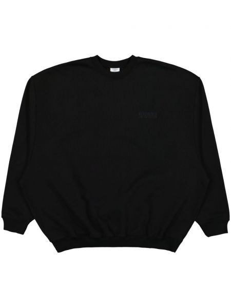 Broderet sweatshirt Vetements sort