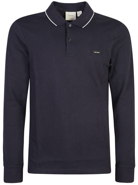 Poloshirt Calvin Klein blå