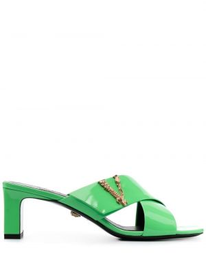 Sandalias Versace verde