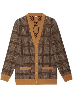 Cardigan en laine réversible Gucci