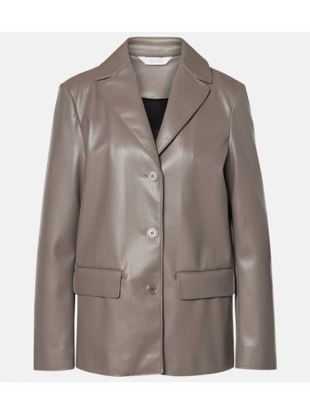 Trøje lang blazer Max Mara brun