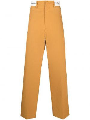 Pantaloni chino Palm Angels giallo