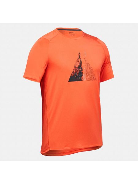 Рубашка с коротким рукавом Quechua оранжевая