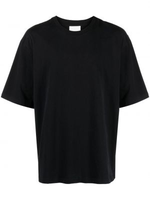 Bavlněné tričko s potiskem Marant černé