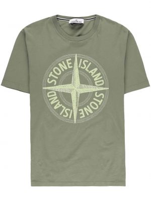 T-shirt Stone Island grön