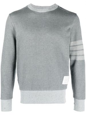 Sweatshirt mit rundem ausschnitt Thom Browne grau