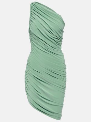 Midi šaty Norma Kamali zelené