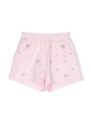 Shorts för tjejer Chiara Ferragni Kids rosa