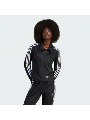 Ватиран елек с качулка Adidas Originals черно