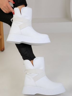 Členkové topánky Soho biela