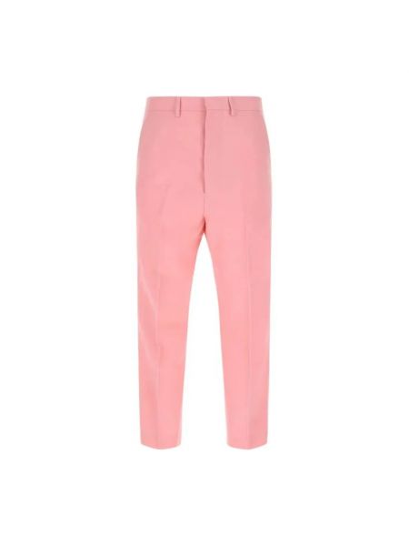 Spodnie slim fit Ami Paris różowe