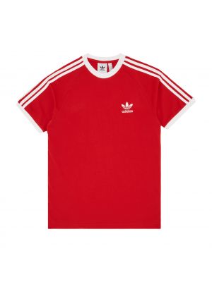 Футболка в полоску Adidas красная