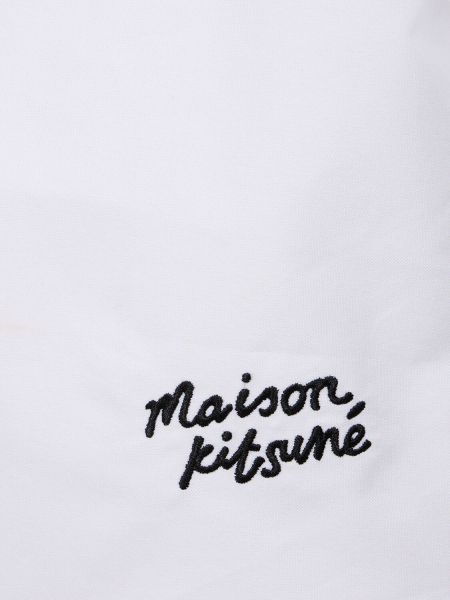Πουκάμισο Maison Kitsuné λευκό