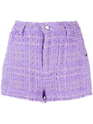 Pantaloni scurți din tweed Iro violet