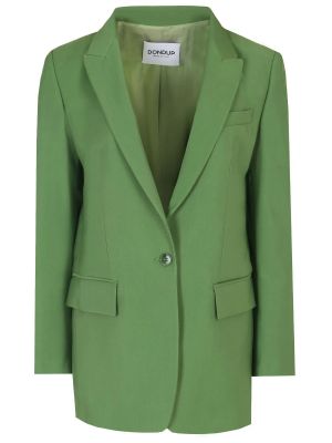 Пиджак из вискозы Dondup зеленый