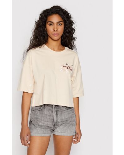 Gyapjú póló Volcom - bézs