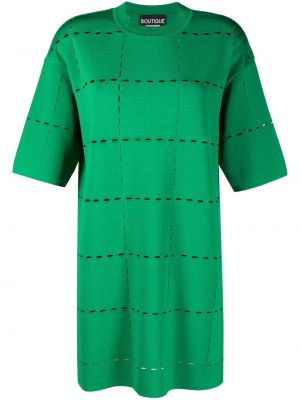 Мини рокля Boutique Moschino зелено
