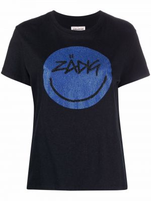 Camiseta con apliques Zadig&voltaire negro