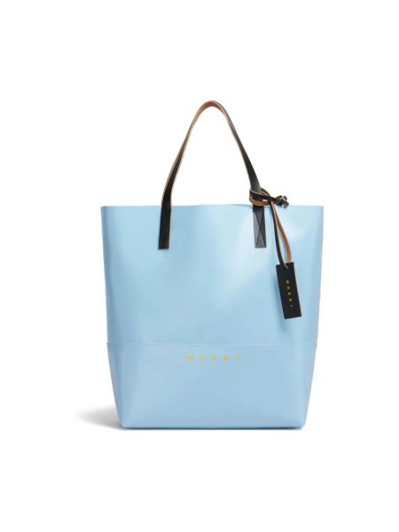 Shopper handtasche mit taschen Marni blau