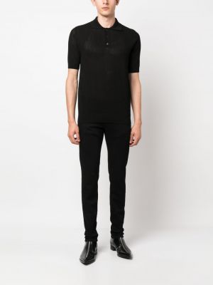 Strick t-shirt Dolce & Gabbana schwarz