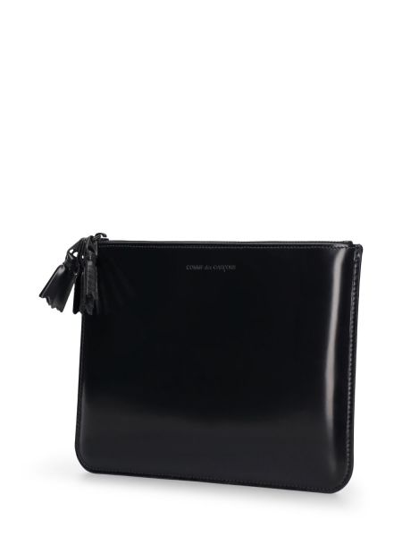 Kožená taška Comme Des Garçons Wallet čierna