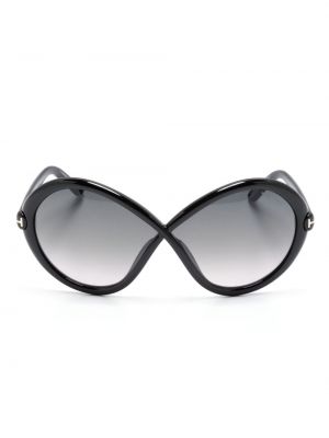 Occhiali da sole oversize Tom Ford Eyewear nero