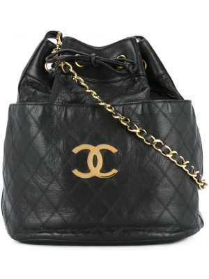 Colier matlasate Chanel Pre-owned negru