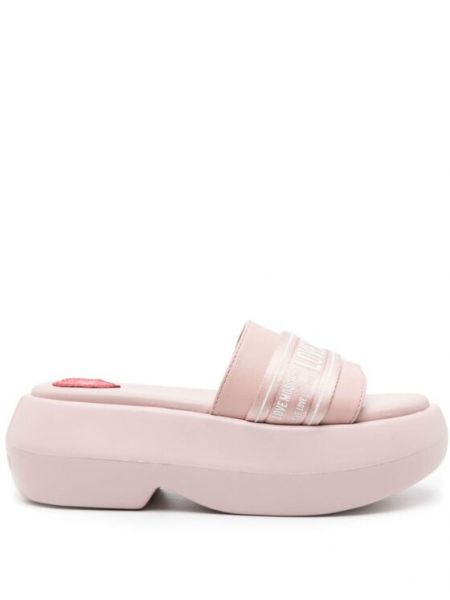 Ниски обувки Love Moschino розово